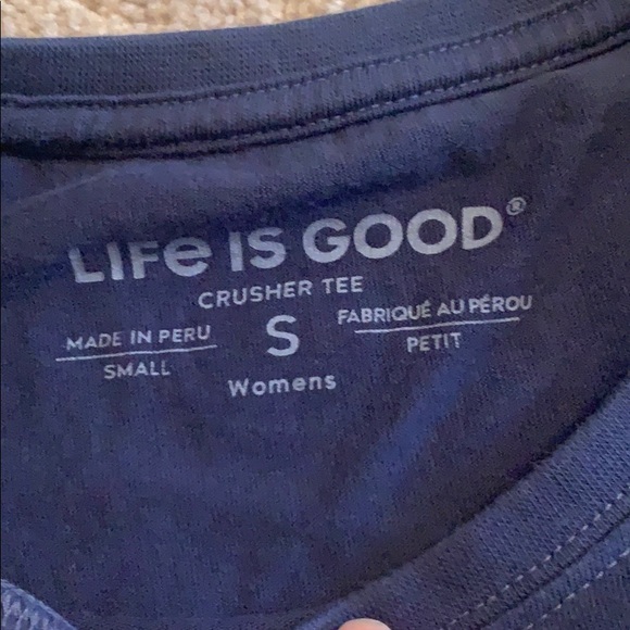 Life Is Good wine tee - size small - Picture 2 of 2